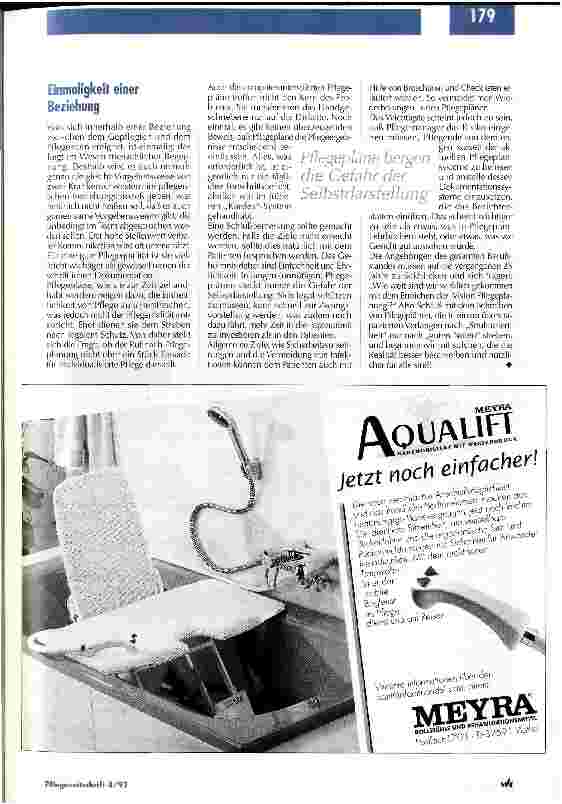 Vorschauseite 2: Care Plan Sham: Der Trugschluß mit der Pflegeplanung