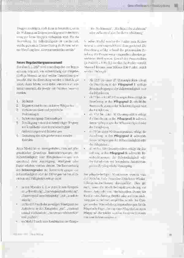 Vorschauseite 2: Das Zweite Pflegestärkungsgesetz (PSGII)