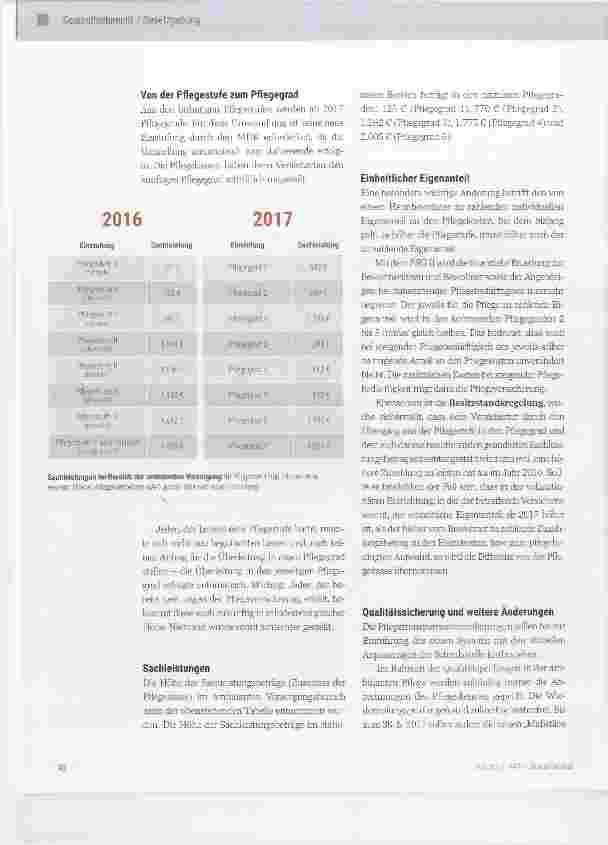 Vorschauseite 3: Das Zweite Pflegestärkungsgesetz (PSGII)