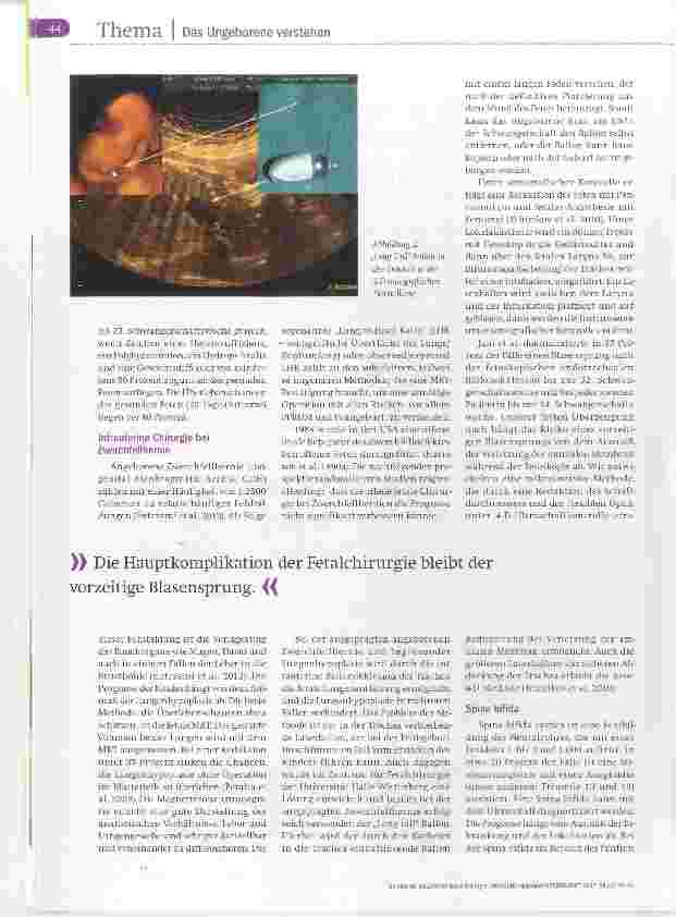 Vorschauseite 3: Intrauterine fetale Chirurgie