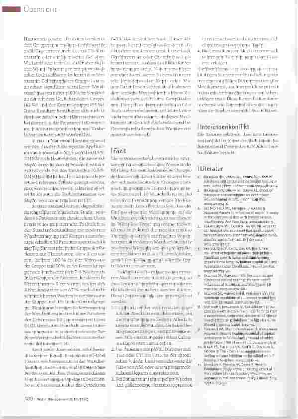 Vorschauseite 5: Bedeutung von Medikamenten für die Wundheilung