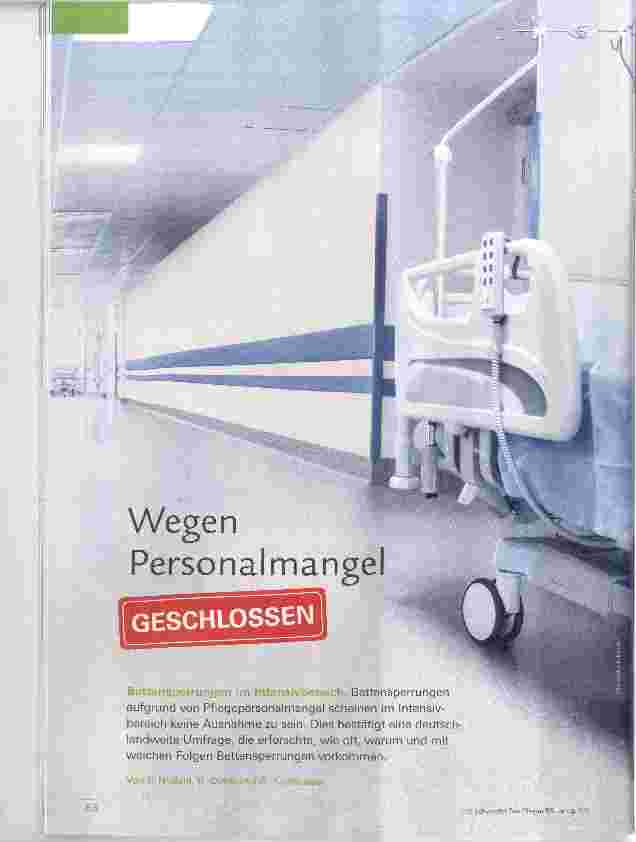 Vorschauseite 1: Wegen Personalmangel geschlossen