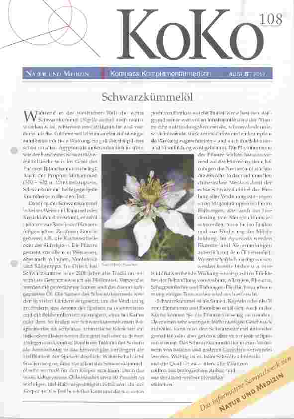 Vorschauseite 1: Schwarzkümmelöl