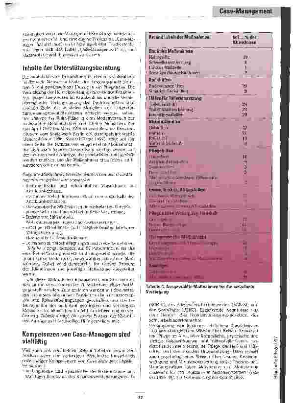 Vorschauseite 5: Wer ist der richtige Case-Manager? Notwendige Maßnahmen beim Unterstützungsmanagement und die daraus folgende Qualifikation der KoordinatorInnen