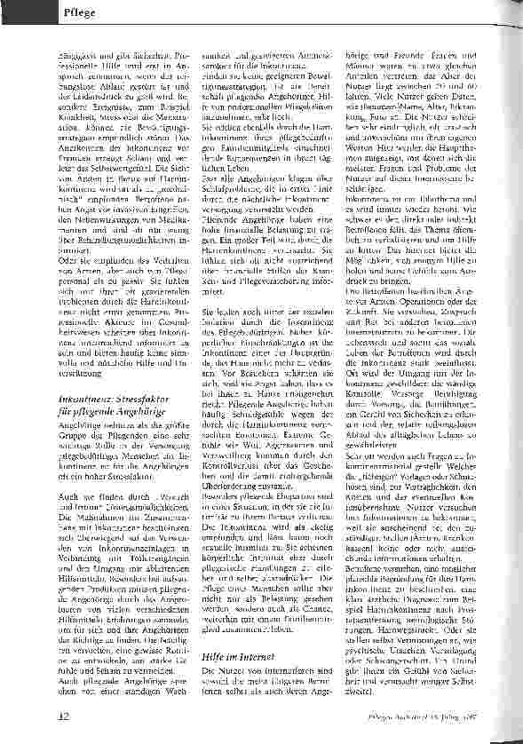 Vorschauseite 2: Tabuthema Harninkontinenz - Häufige Probleme und Fragen