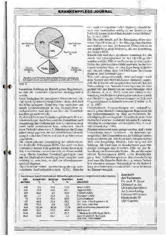 Vorschauseite 2: Behandlungsmöglichkeiten des Uretersteins