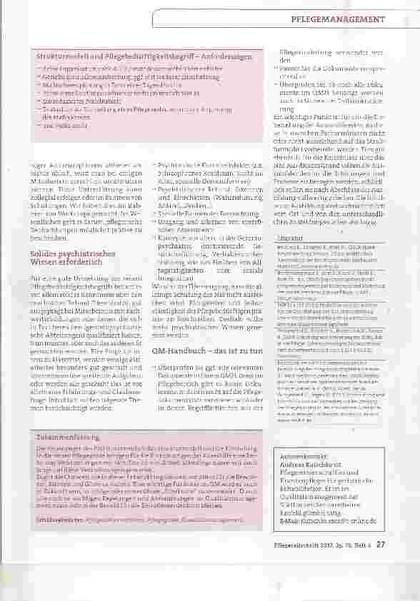 Vorschauseite 3: PSGII: welche Aufgaben entstehen für das Qualitätsmanagement?