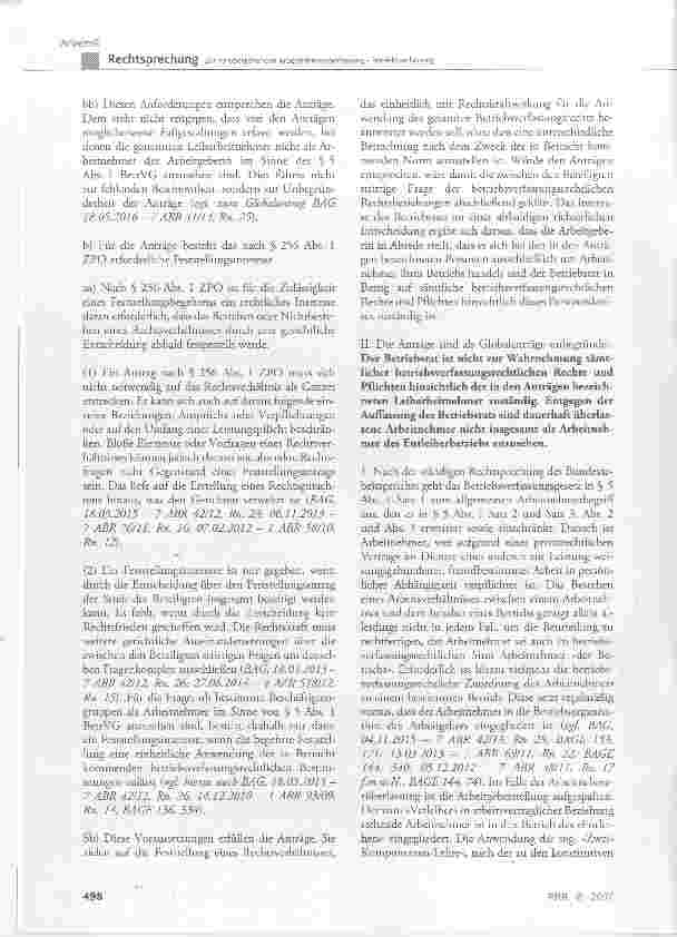 Vorschauseite 3: Zur vorübergehenden Arbeitnehmerüberlassung Betriebsverfassung