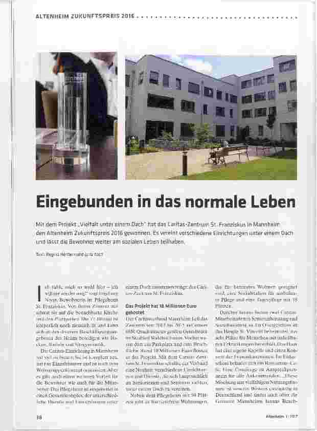Vorschauseite 1: Eingebunden in das normale Leben