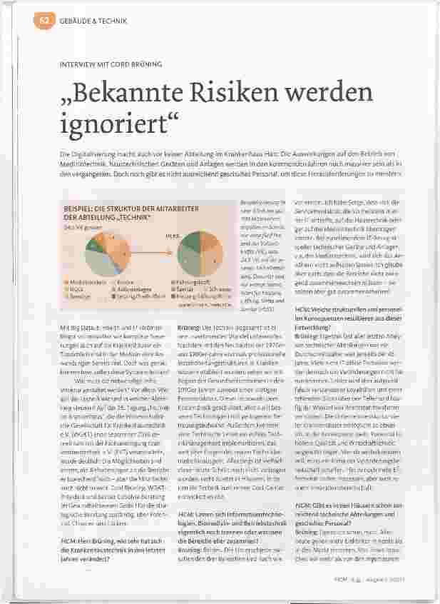 Vorschauseite 1: Bekannte Risiken werden ignoriert