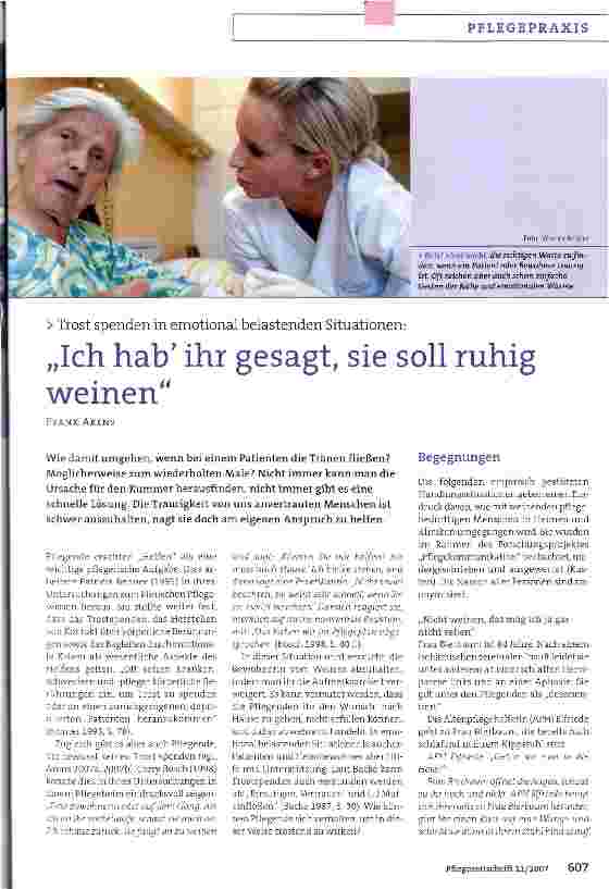 Vorschauseite 1: Ich hab ihr gesagt, sie soll ruhig weinen