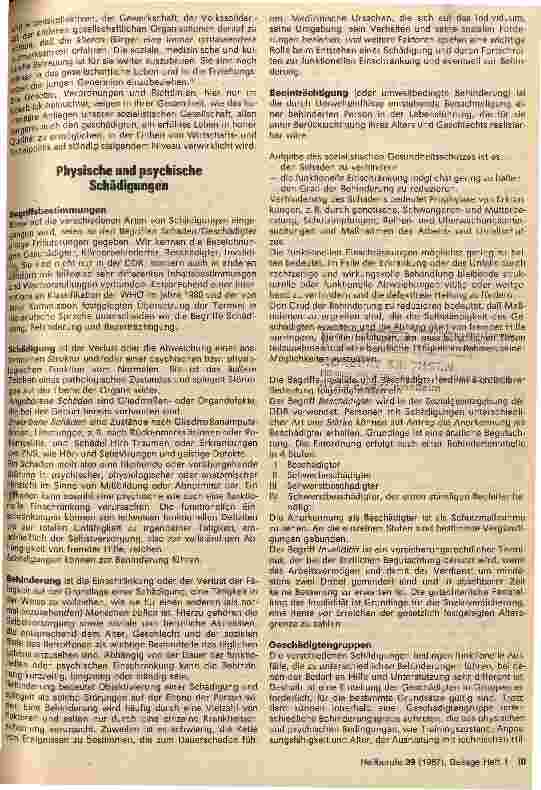 Vorschauseite 3: Betreuung geschädigter Bürger - Aufgaben medizinischer Fachschulkader und medizinischer Facharbeiter in verschiedenen Bereichen