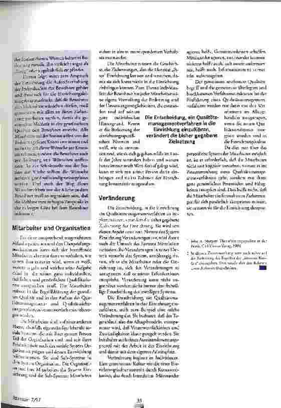 Vorschauseite 4: Identität und Organisation Systemtheoretisches Qualitätsmanagement