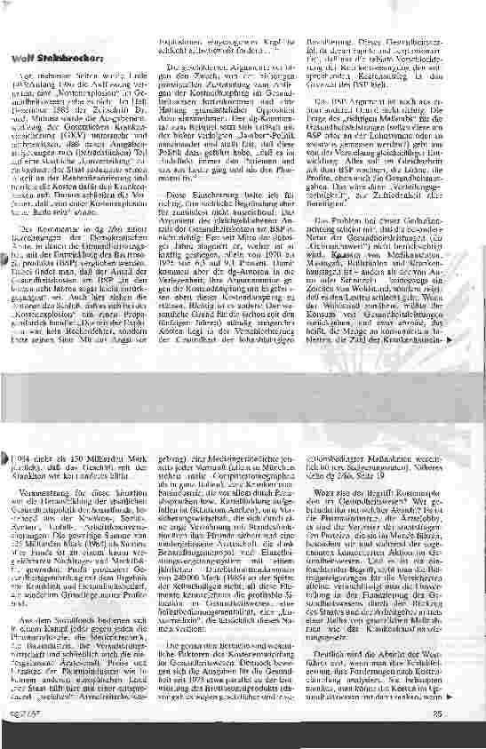 Vorschauseite 2: Kontrovers Gibt es eine Kostenexplosion im Gesundheitswesen?