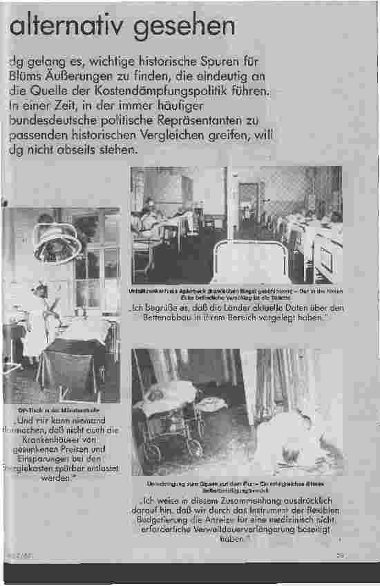 Vorschauseite 6: Kontrovers Gibt es eine Kostenexplosion im Gesundheitswesen?