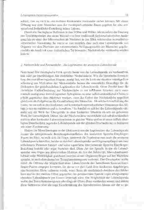 Vorschauseite 5: Lebendspende-Nierentransplantation. Ein theologisch-ethischer Zwischenhalt