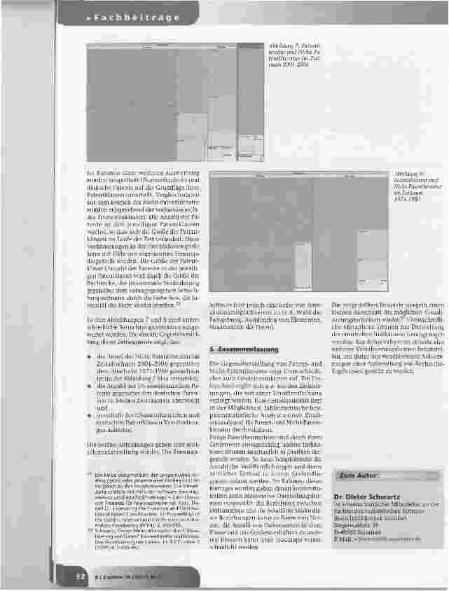 Vorschauseite 5: Patentstatistische und bibliometrische Analysen sowie deren grafische Umsetzung