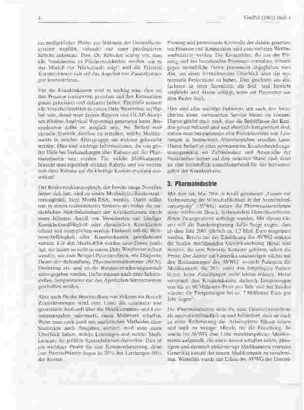 Vorschauseite 4: Die Gesundheitsreform lässt neue Prozesse und Schnittstellen zwischen allen Beteiligten des Gesundheitswesens entstehen
