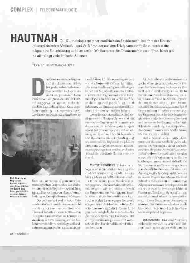 Vorschauseite 1: Hautnah