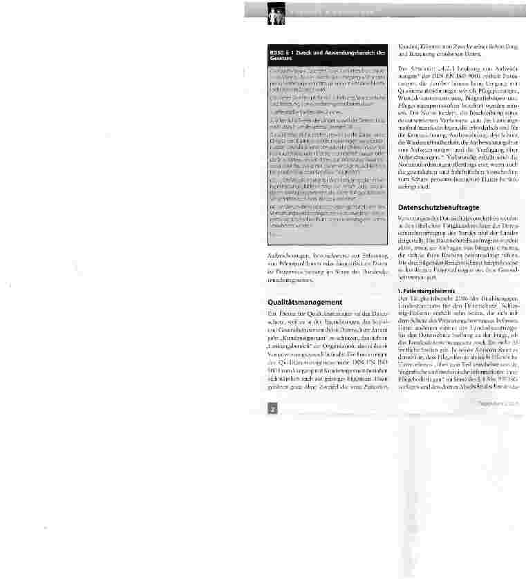 Vorschauseite 2: Datenschutz -ein Thema für Qualitätsmanager!