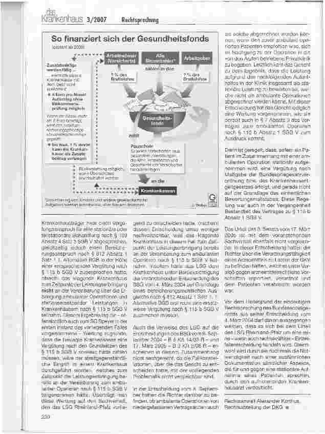 Vorschauseite 2: Krankenhausfinanzierung