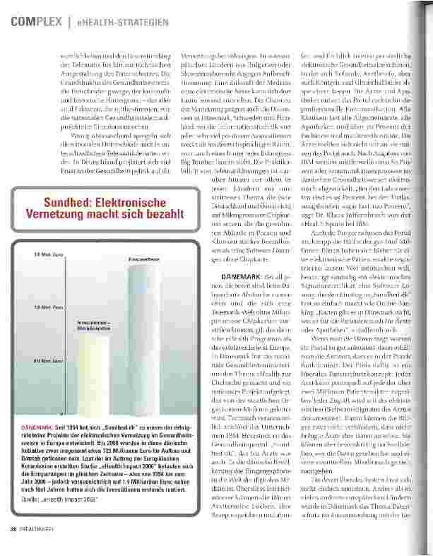 Vorschauseite 3: eHEALTH GOES EUROPA