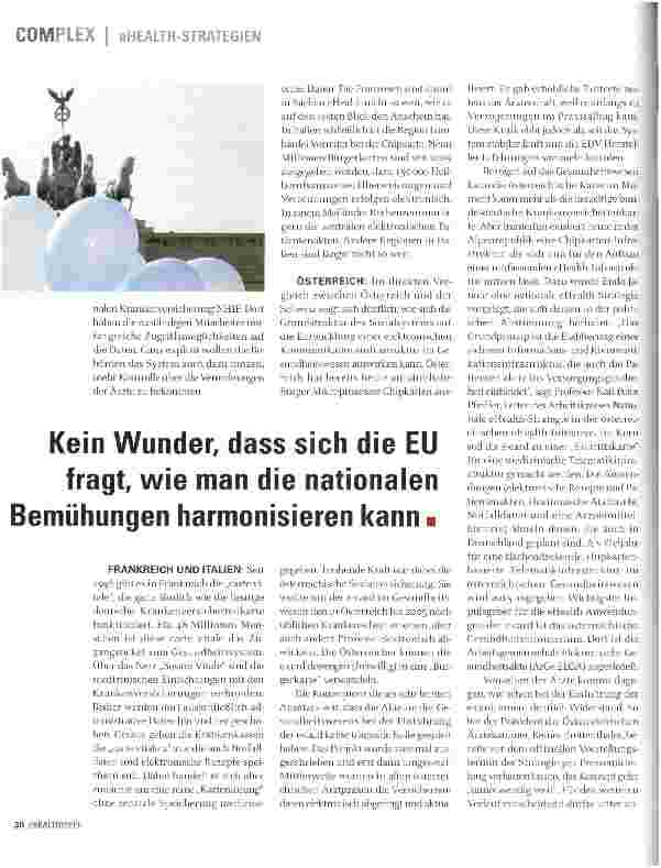 Vorschauseite 5: eHEALTH GOES EUROPA