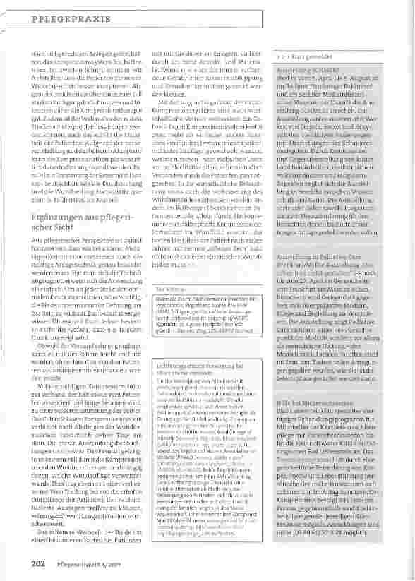 Vorschauseite 2: Bessere Patientencompliance unterstützt Wundheilung - Neues Bandagensystem für venöse Kompression im Praxistest