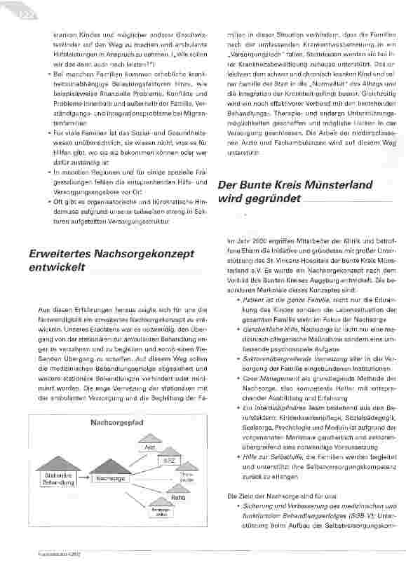 Vorschauseite 3: Der Bunte Kreis - Nachsorge für schwer und chronisch kranke Kinder und ihre Familien