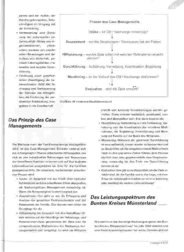 Vorschauseite 4: Der Bunte Kreis - Nachsorge für schwer und chronisch kranke Kinder und ihre Familien