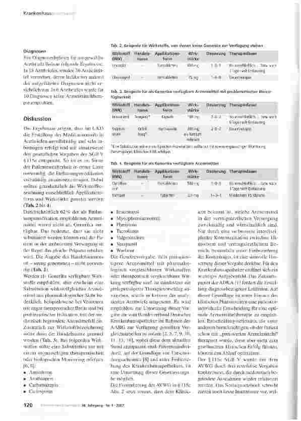 Vorschauseite 4: Der ArztbriefEine Analyse zur Entlassungsmedikation