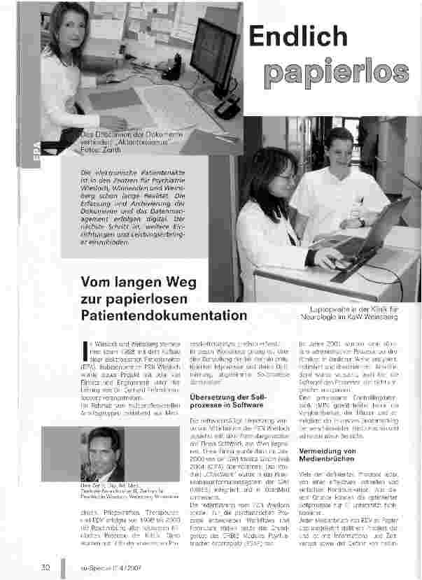 Vorschauseite 1: Endlich Papierlos