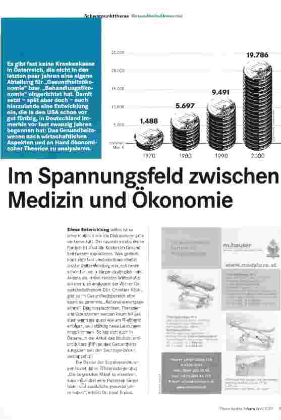 Vorschauseite 1: Im Spannungsfeld zwischen Medizin und Ökonomie