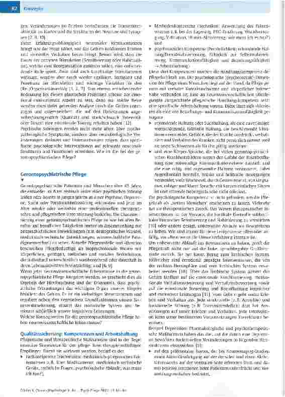 Vorschauseite 2: (Neuro-)Psychologie in der gerontopsychiatrischen Pflege
