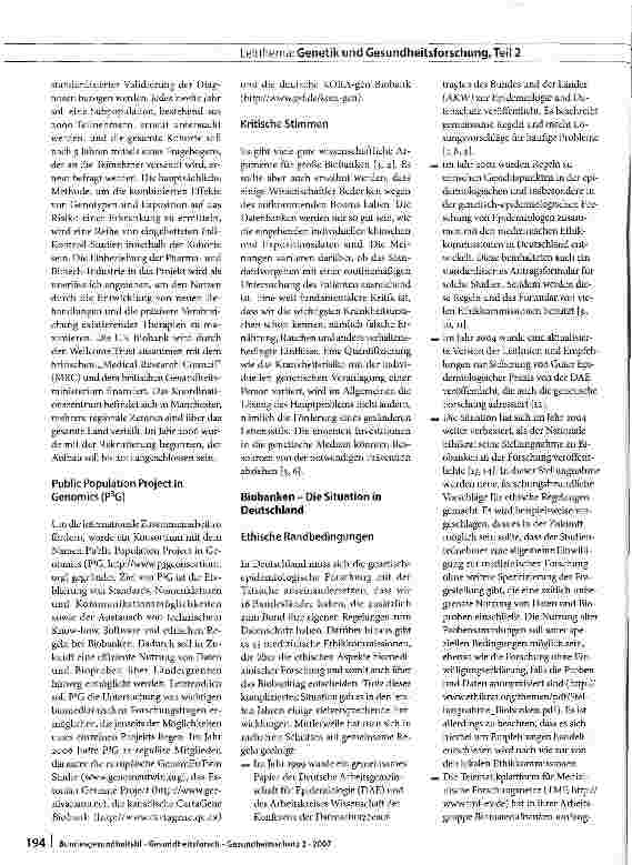 Vorschauseite 3: Biobanken