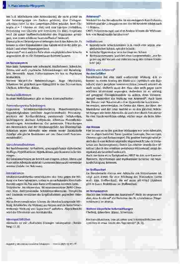 Vorschauseite 4: Intravenöse vasoaktive Substanzen im Klinikgebrauch