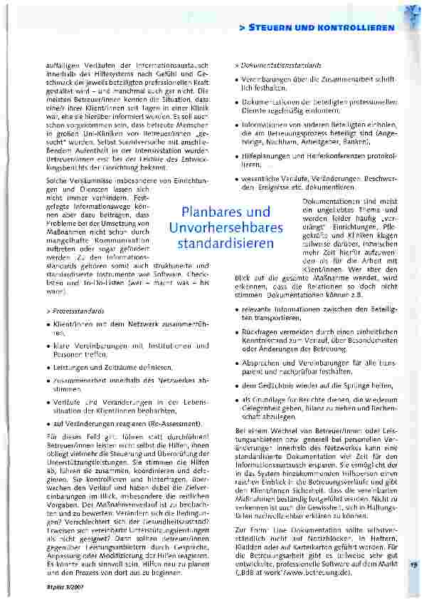 Vorschauseite 2: Gut geplant - doch der Mensch ist (zum Glück) unberechenbar