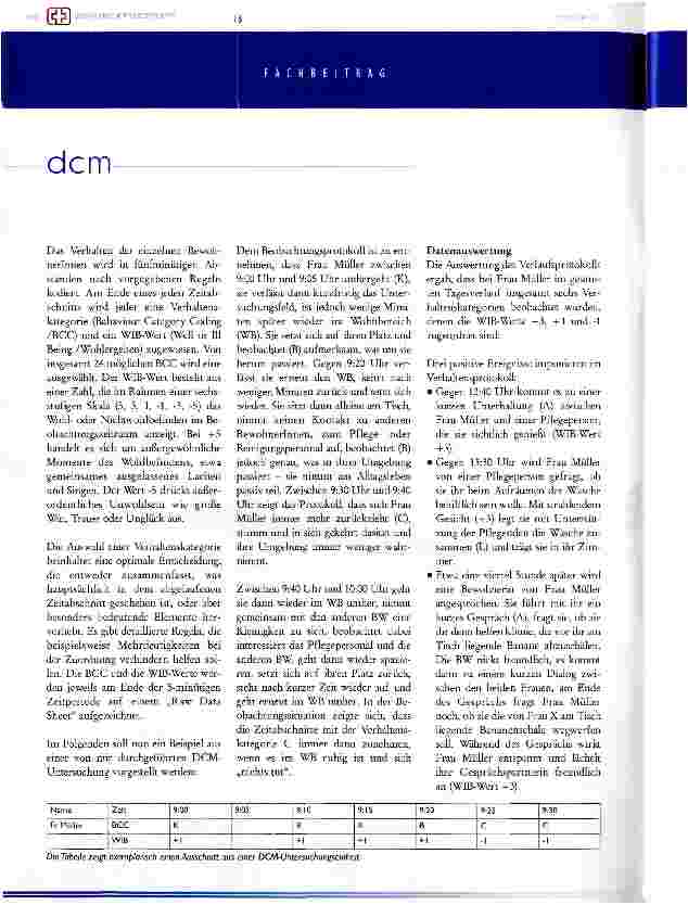 Vorschauseite 3: Dementia Care Mapping - beobachten - verstehen - handeln