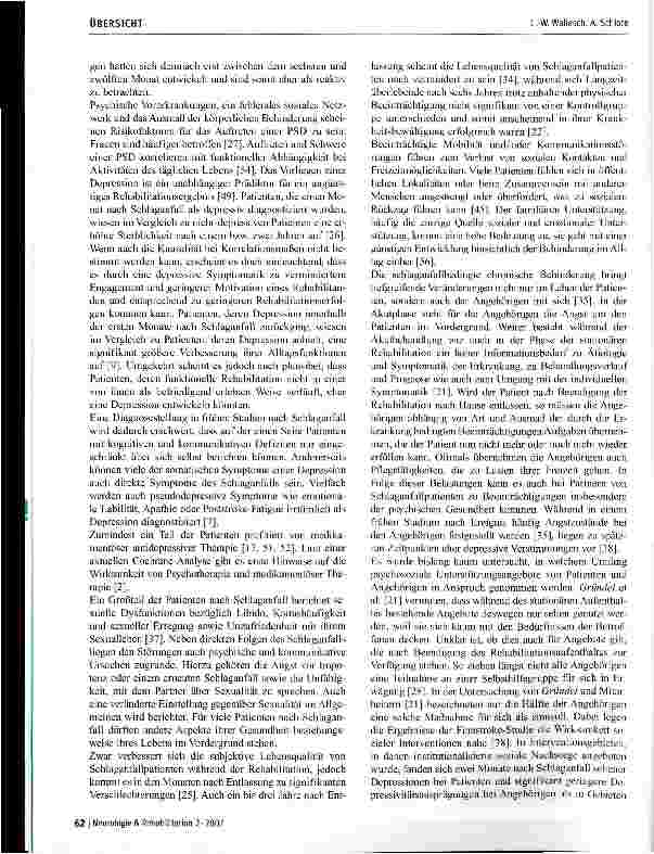 Vorschauseite 2: Psychosoziale Folgen neurologischer Erkrankungen