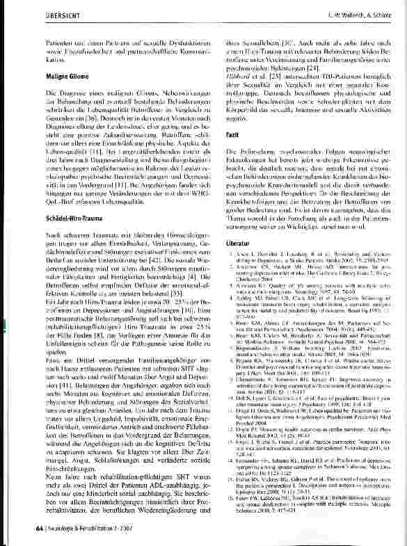 Vorschauseite 4: Psychosoziale Folgen neurologischer Erkrankungen