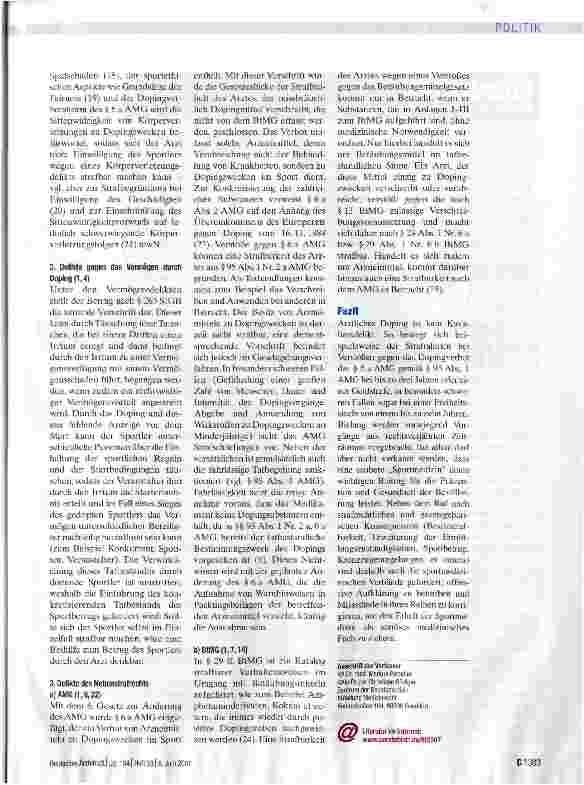 Vorschauseite 3: Wie sich Ärzte strafbar machen