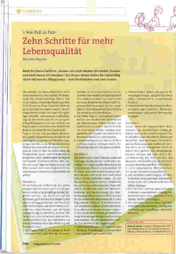 Vorschauseite 1: Zehn Schritte für mehr Lebensqualität