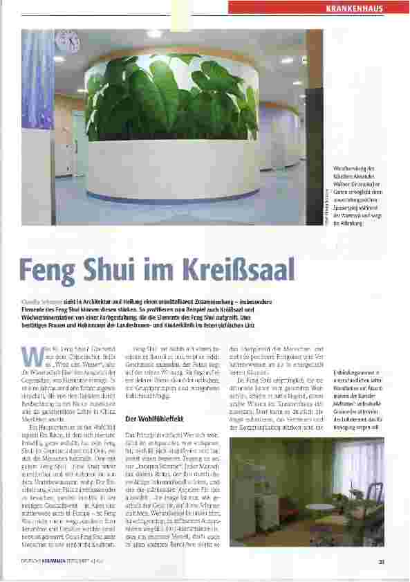 Vorschauseite 1: Feng Shui im Kreißsaal