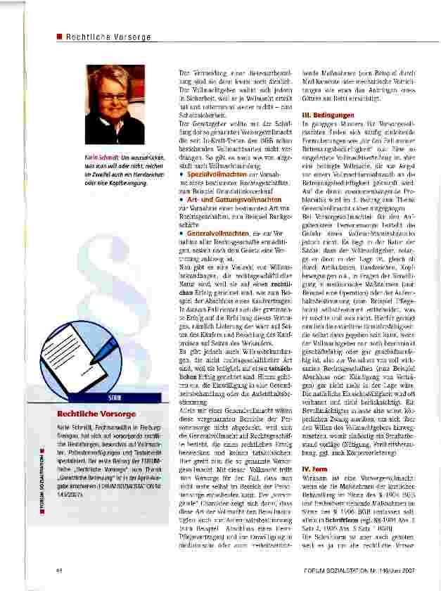 Vorschauseite 2: Auf die Vollmacht kommt es an