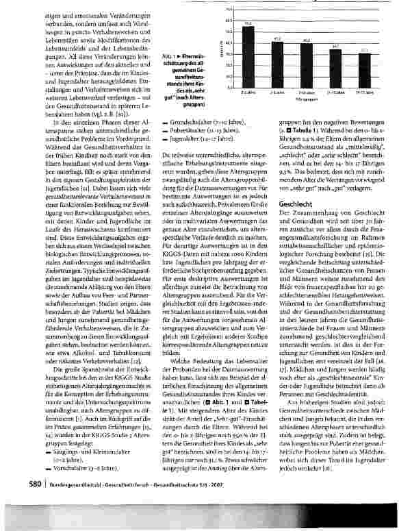 Vorschauseite 3: Messung soziodemogra-phischer Merkmale im Kinderund Jugendgesundheits-survey (KiGGS) und ihre Bedeutung am Beispiel der Einschätzung des allgemeinen Gesundheitszustands