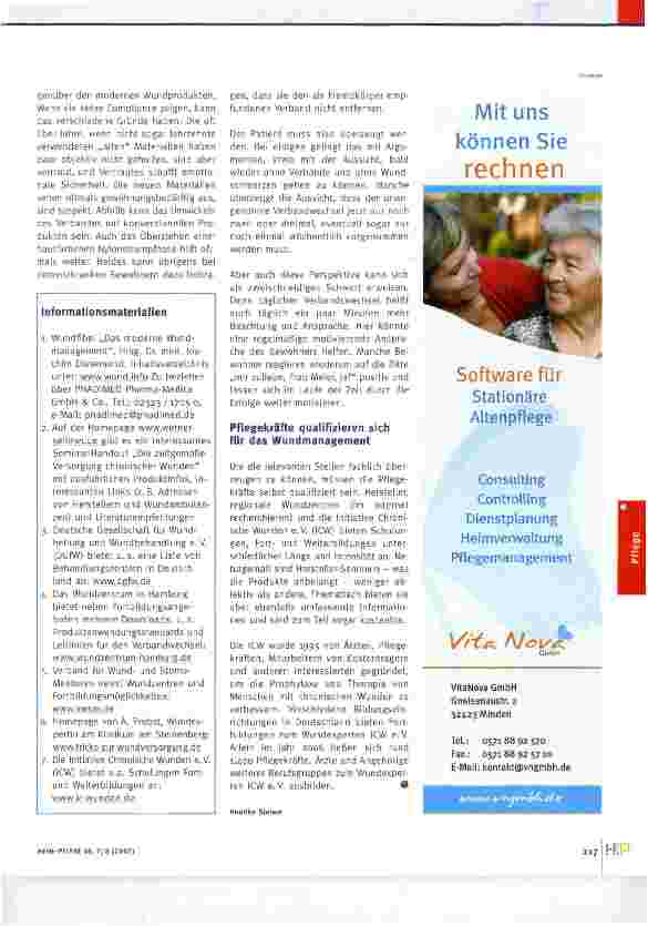 Vorschauseite 4: Moderne Wundversorgung