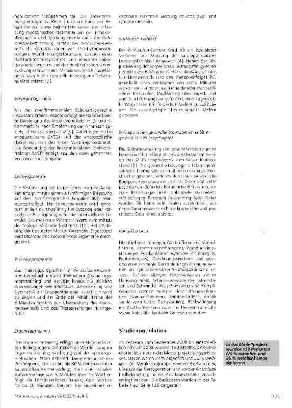 Vorschauseite 3: Komplexfallpauschalen in der Herzchirurgie - ein Modellprojekt zur Frührehabilitation
