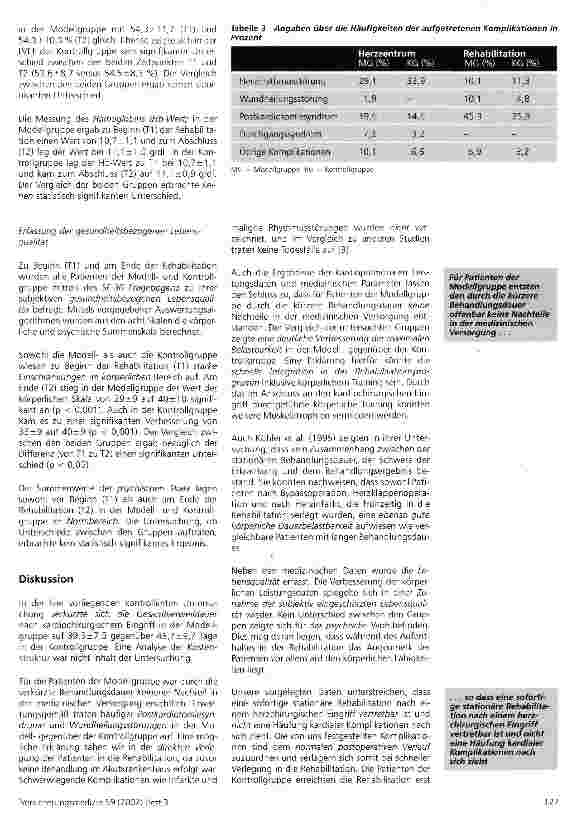 Vorschauseite 5: Komplexfallpauschalen in der Herzchirurgie - ein Modellprojekt zur Frührehabilitation