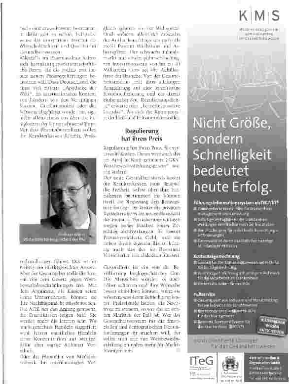 Vorschauseite 2: Mehr Markt für die Gesundheit