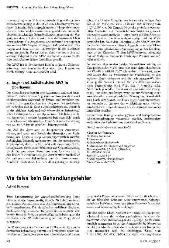 Vorschauseite 3: MVZ - Konkrete Anwendungsbeispiele aus der Beratungspraxis (Teil 1)